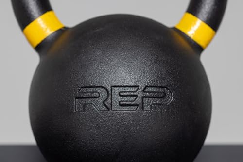 REP Fitness Kettlebell Set and Singles, 4kg to 24kg, 9lb to 53lb Weight Range, Cast Iron, Strength Exercise Training, Home Gym, Power Workout Equipment, Free Weights, Dumbbell Alternative - style: 40 kg
