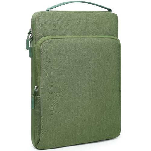 HYZUO 13 Inch Laptop Bag Sleeve Case for MacBook Air 13 M5 M4 M3 M2 M1 A3449 2026-2018, 13" MacBook Neo 2026 A3404, MacBook Pro 13 M2 M1 2026-2016, iPad Pro/Air 13, Surface Pro, XPS 13, Grass Green - color: Grass Green, size: 13 Inch
