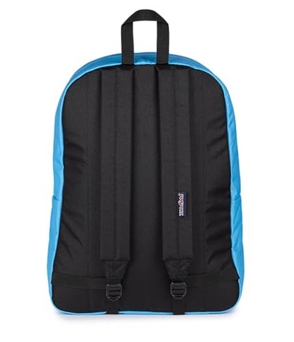JanSport SuperBreak One Backpack - Durable, Lightweight Bag with 1 Main Compartment, Front Utility Pocket with Built-in Organizer, Premium Backpack, Electric Azul - color: Electric Azul