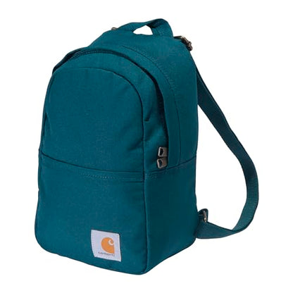 Carhartt Classic Mini Backpack, Durable, Water-Resistant Backpack with Adjustable Shoulder Straps, Tidal - color: Tidal