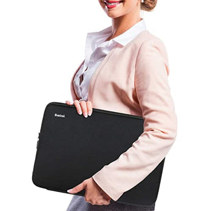 Laptop Sleeve 14 inch, Upgrade Durable Shockproof Protective Computer Cover Flip Case Briefcase Carrying Bag Compatible with 14" HP, Lenovo, Asus, Acer, Notebook, Chromebook Computer, Black - color: Black, size: 14 Inch