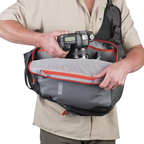Think Tank MindShift PhotoCross 10 Sling Bag for Camera and Photo Accessories, 7.5 Liters (Carbon Grey)