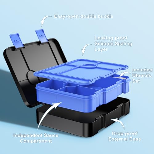 Bevalsa Backpack for Boys with 43OZ Bento Lunch Box,Insulated Lunch Bag & Pencial Case,Cool Luminous Gamer Schoolbag for Kids Teens Elementary Middle School,Bookbag Glow In The Dark - color: Blue Game, style: Modern