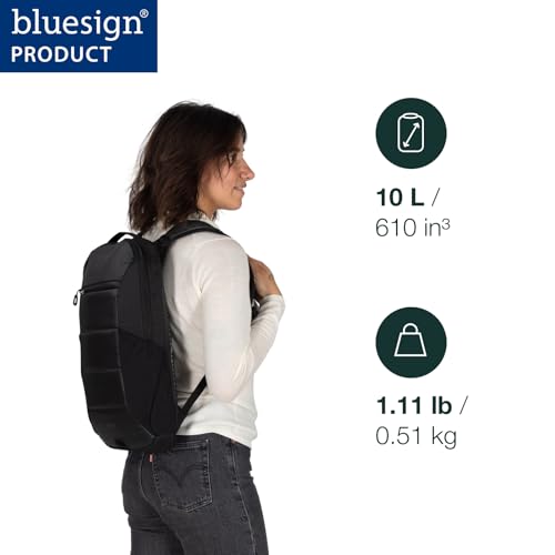 Osprey Ozone Slim Pack - Lightweight Laptop Backpack with AirScape Suspension, Water Bottle Pockets & Slim Travel Design - Fits Most 16" Laptops - Personal Item or Carry-On Compatible, Black - color: Black