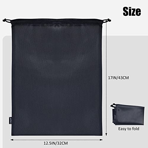 Gloppie Shoe Bags for Travel, Shoe Storage Bag with Drawstring, Packing Organizer for Sneakers, Gym, Luggage, Closet, Weekender Overnight Travel Essentials - style: 1-pack