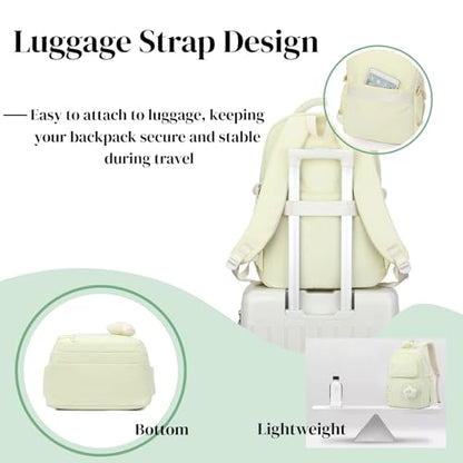 EKUIZAI Girls School Backpack for Kids Middle Elementary School Bag for Students Solid Color Girls Bookbag, Blue - color: B-blue