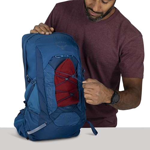 Osprey Talon 11L Men's Lightweight Hiking Backpack - Small Daypack for Travel & Camping, Black/Coal Grey - color: Black/Coal Grey, size: 11L - Standard Fit