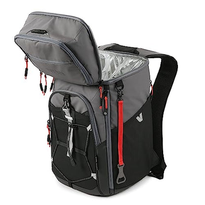 Titan Deep Freeze Ice Wall Backpack Cooler 30 Can Cooler Bag with Ice Packs - color: Sharkskin