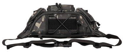 CREATOR Tactical Waist Pack Military Fanny Pack Outdoor Army Waist Bag Large Waist Pack for Daily Life Cycling Camping Hiking Hunting Fishing Black Camo Black - color: Camo Black