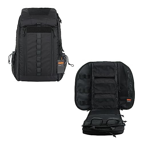 EXCELLENT ELITE SPANKER Medical Backpack Tactical Knapsack Outdoor Rucksack Camping Survival First Aid Backpack（Black） - color: Black