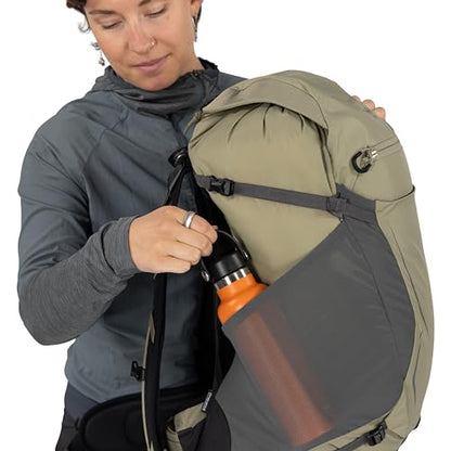 Osprey Hikelite 32L Durable Hiking Backpack - Travel Daypack with Rain Cover for Men and Women, Tungsten Yellow - color: Tungsten Yellow, style: 32l