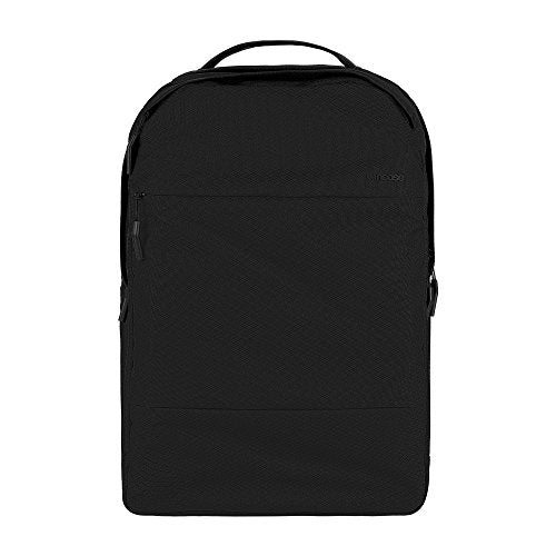 Incase City Backpack - 24L Main Storage Compartment with 16" Faux Fur Laptop Pocket, Quick Access Pocket, Everyday Tech Pack (Diamond Ripstop Black) - color: Diamond Ripstop Black