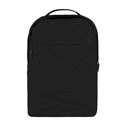 Incase City Backpack - 24L Main Storage Compartment with 16" Faux Fur Laptop Pocket, Quick Access Pocket, Everyday Tech Pack (Diamond Ripstop Black) - color: Diamond Ripstop Black