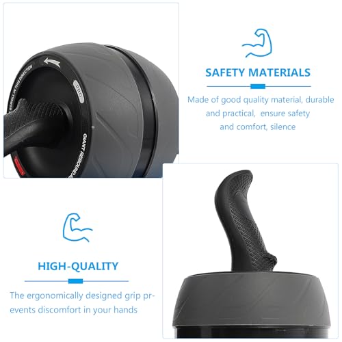 Wakauto Ab Roller Wheel Fitness Roller Core Training Exercise Wheel for Home Gym with Automatic Rebound Suitable for Men and Women Abdominal Workout