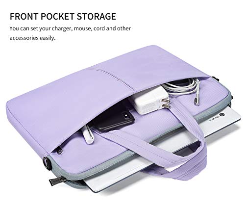 17 17.3 Inch Laptop Sleeve Case for HP 17 Laptop TouchScreen/HP Envy/Pavilion 17, ASUS Dell Acer Lenovo Laptop Case with Shoulder Carrying Bag, Purple - color: Purple, size: 17.3 Inch