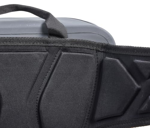 Xelfly Waterproof Fishing Waist Bag with Rod Holder, Padded Waist Straps & Gear Loops - Submersible Zipper, Rugged Top Handle, Adjustable Attachments (Gray) - color: Gray, size: Waist Bag