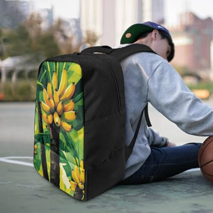 Basketball Backpack With Separate Ball Compartment And Shoes Fit Basketball Volleyball Football - color: Banana