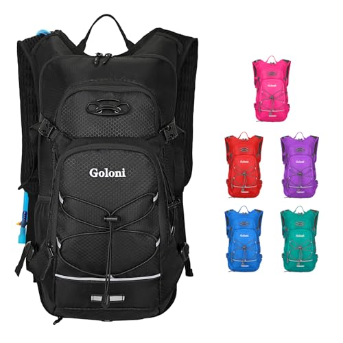 Hydration Backpack,Lightweight Hiking Backpack with 2L Water Bladder,Water Backpack for Biking, Running, Festival