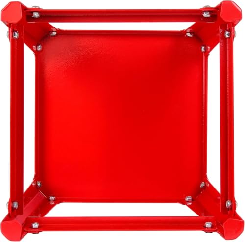 Plyometric Platform Box, Plyometric Box Jump Set For Home Gym Training, Conditioning, Strength Training - color: Set of 4 Red