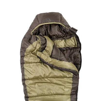 Coleman North Rim 0°F Sleeping Bag, Cold-Weather Mummy Sleep Sack with No-Snag Zipper & Adjustable Hood for Warmth & Ventilation, Camping Sleeping Bag - style: Pfas-free