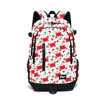 rickyh style School Backpack Travel Bag for Men & Women Lightweight College Back Pack with Laptop Compartmen - color: 01pxie