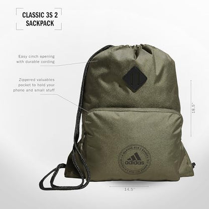 Classic 3S 2.0 Sackpack - color: Olive Strata Green/Black