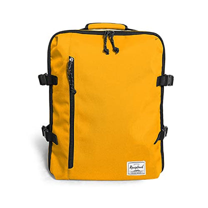 Lightweight Under-seat Backpack for Clothes Travel Overnight Women Men, 15.6 Laptop Minimalist Backpack, Stylish and Casual, Papaya - color: Papaya