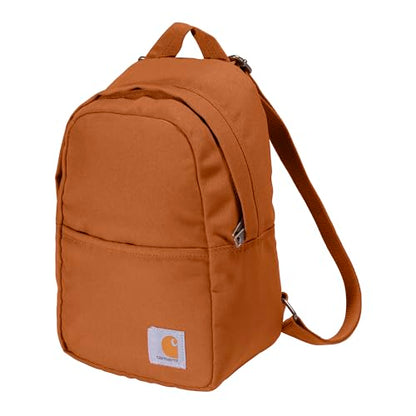 Carhartt Classic Mini Backpack, Durable, Water-Resistant Backpack with Adjustable Shoulder Straps, Marmalade - color: Marmalade