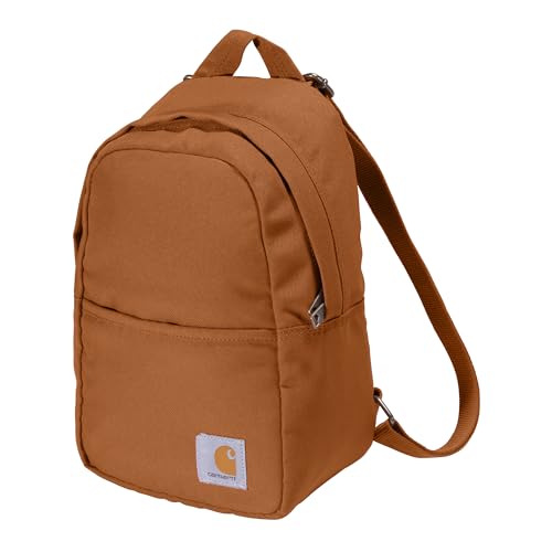 Carhartt Classic Mini Backpack, Durable, Water-Resistant Backpack with Adjustable Shoulder Straps, Marmalade - color: Marmalade