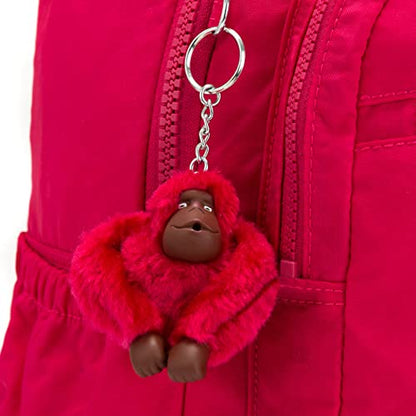 Kipling Seoul Large 15" Laptop Backpack - color: True Pink, size: 12.75''L x 17.25''H x 8''D