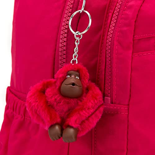 Kipling Seoul Large 15" Laptop Backpack - color: True Pink, size: 12.75''L x 17.25''H x 8''D