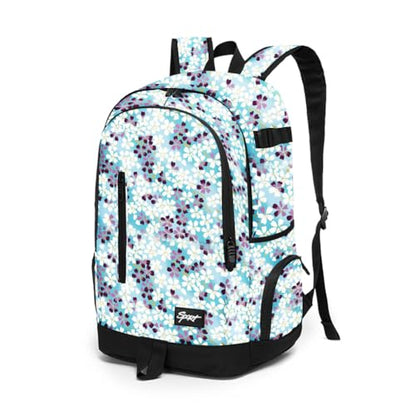 rickyh style School Backpack Travel Bag for Men & Women Lightweight College Back Pack with Laptop Compartmen - color: 01zbh