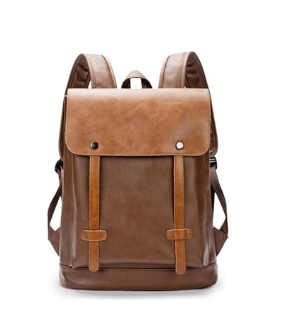 KingTo Anti Theft Laptop Backpack for Men Women, Lightweight Travel Bag | Lightweight business backpack, laptop storage and anti-theft travel styling support commute, campus and daily trips - color: Brown