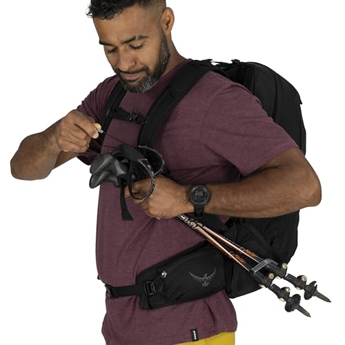 Osprey Talon 22L Men's Lightweight Hiking Backpack - Small Daypack for Travel & Camping, Phantom Grey/Dark Charcoal - color: Phantom Grey/Dark Charcoal, size: 22L - Standard Fit
