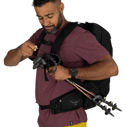 Osprey Talon 22L Men's Lightweight Hiking Backpack - Small Daypack for Travel & Camping, Frosty Mint Green/Night Shift - color: Frosty Mint Green/Night Shift, size: 22L - Standard Fit