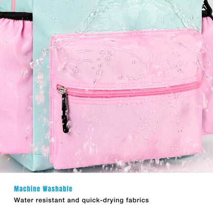 STEAMEDBUN Toddler Backpack for Girls 2-4: Kids Backpack Boys Girls - Preschool Kindergarten Daycare Backpacks - 12 inch - color: Pink&light Green, size: MINI - Age 2-4 (12"H)