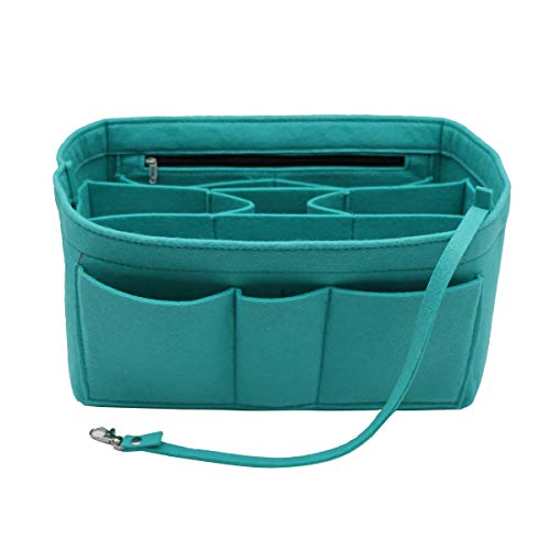 LEXSION Felt Insert Bag Organizer Bag In Bag For Handbag Purse Organizer Fits Speedy Neverful - color: Lake Blue, size: Medium