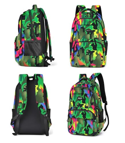 Casual Lightweight Backpacks for Boys & Girls, School Bookbags, 15 "Laptop Backpack, Travel Bag (213mclv) - color: 213mclv