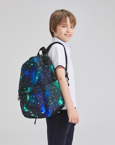 Unisex TrendyMax Galaxy Pattern Grade Backpack for Elementary Kids (Galaxy 110) - color: Galaxy 110