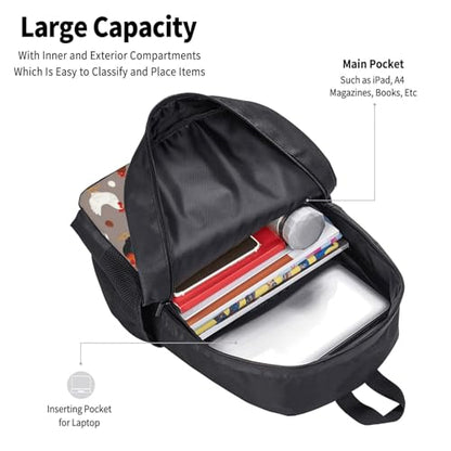 Ergonomic Padded Backpack Farm Rooster, Anti Theft Spacious Travel Daypack Sturdy Polyester Bag for Commute Gym Outdoor Leisure Use - color: Design (665)