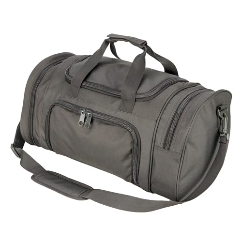 Miramrax Gym Bag Duffle Bags for Men Women with Shoes Compartment Sport Weekend Travel Overnight Carry On Bag for Tactical Military Travel Work Out Bags (Grey) - color: Grey