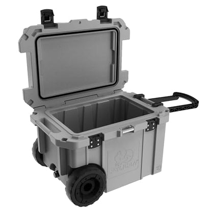 Pelican 45QT Elite Wheeled Cooler - color: Dark Grey/Black, style: 45 Quart