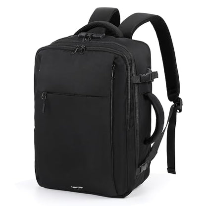 TANTOMI Travel Backpack for Women, Carry On Backpack with Wet-Dry Separation Compartment, TSA-Compliant Laptop Backpack, Personal Item Travel Bag with Anti-Theft Lock for Weekender (Black) - color: 2-black