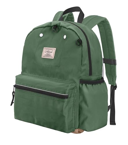 atgark Toddler Backpack for Boys 2-5: Preschool Kindergarten Backpack - 13" Daycare Backpack Fit A4 Folder - color: Broccoli, style: Ages 2-5 (13" H Fit A4 Folder)