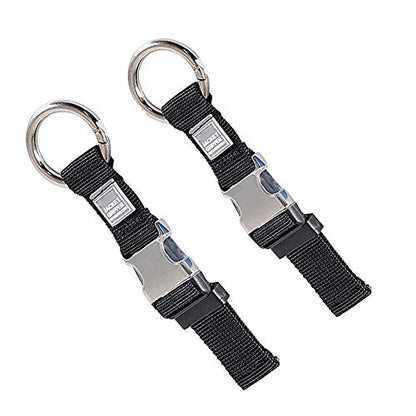 2PCS Add a Bag Luggage Strap Jacket Gripper, Heavy Duty Luggage Straps Carry-on Baggage Suitcase Straps Belts Travel Accessories,Carry Your Extra Bags(Black) - color: Black