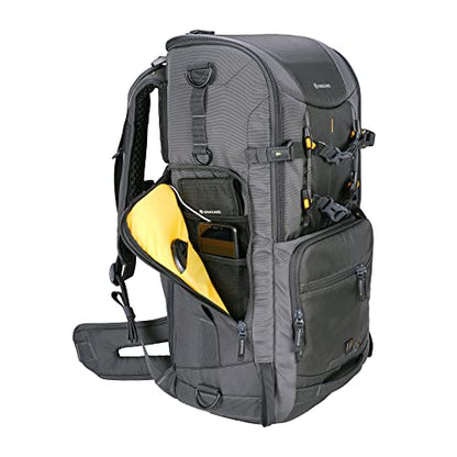 VANGUARD Alta Sky 68 Camera Backpack - 34L Capacity, Rear Access, Super-Telephoto & Drone Compatible, Fits 16" Laptop - size: Alta Sky 68