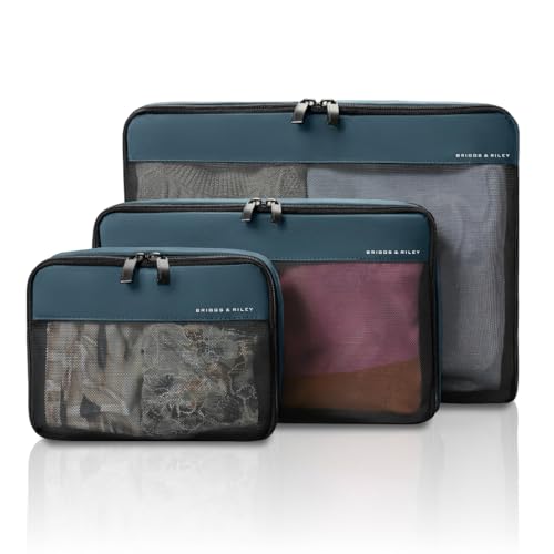 Briggs & Riley Travel Essentials Check In Compression Packing Cube Set - color: Ocean, size: Checked