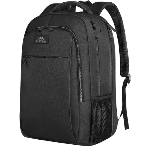 MATEIN Extra Large Backpack, 17 Inch Travel Laptop Backpack, Anti Theft TSA Friendly Business Work College Computer Backpack for Men Women, Black - color: Black, size: 17 Inch