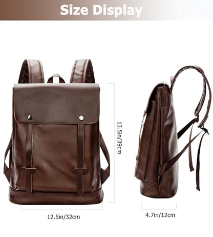 KingTo Anti Theft Laptop Backpack for Men Women, Lightweight Travel Bag | Lightweight business backpack, laptop storage and anti-theft travel styling support commute, campus and daily trips - color: Coffee