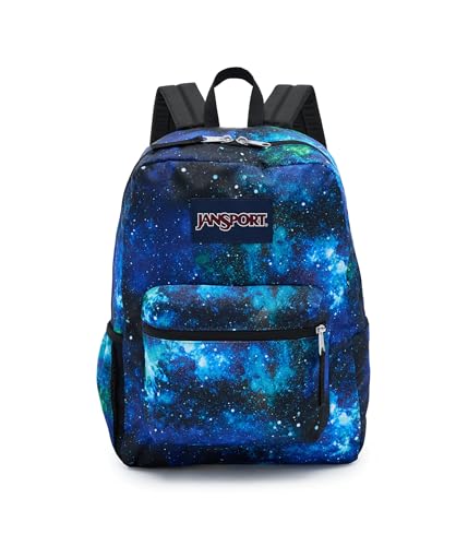 JanSport Crosstown Backpack JS0A47LW AO3 (Blue/F/Men's, Lady's) - color: Cyberspace Galaxy